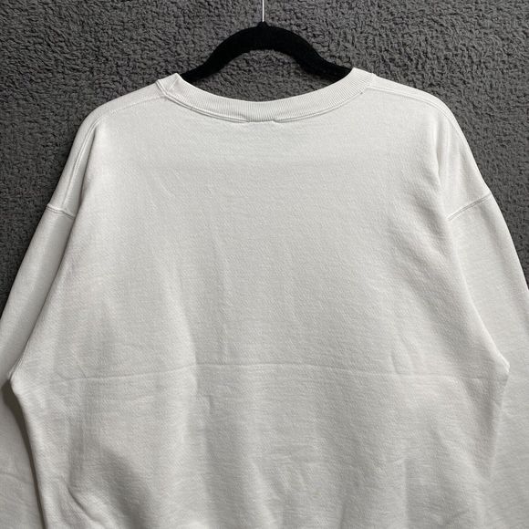 Vintage 90s Nike Puff Paint Graphic Swoosh Pullover Sweatshirt Crewneck Size XL - Picture 13 of 16